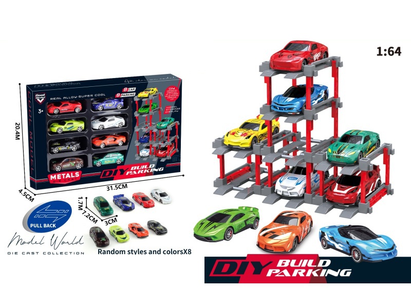 1: 64. Sliding Alloy Car