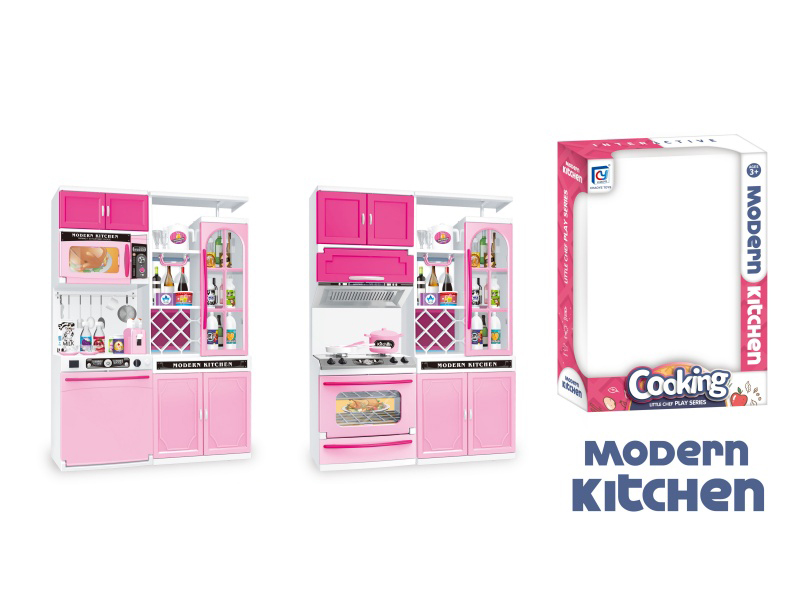 Pink Solid Color Kitchen And Kitchenware Set (2 Pieces Mixed)