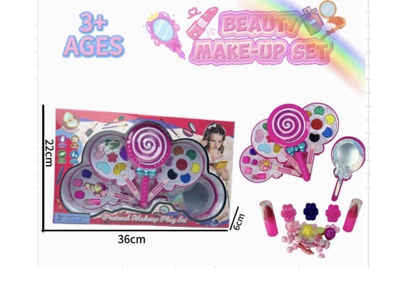 Lollipop five-layer children's makeup, accessories and toys