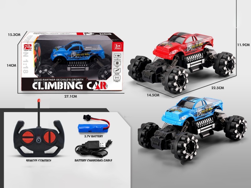 1:18 Graffiti Remote Control Climbing Car