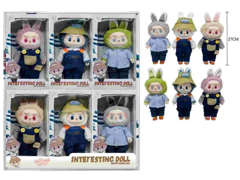 Rabbu Rubber Face Plush Doll