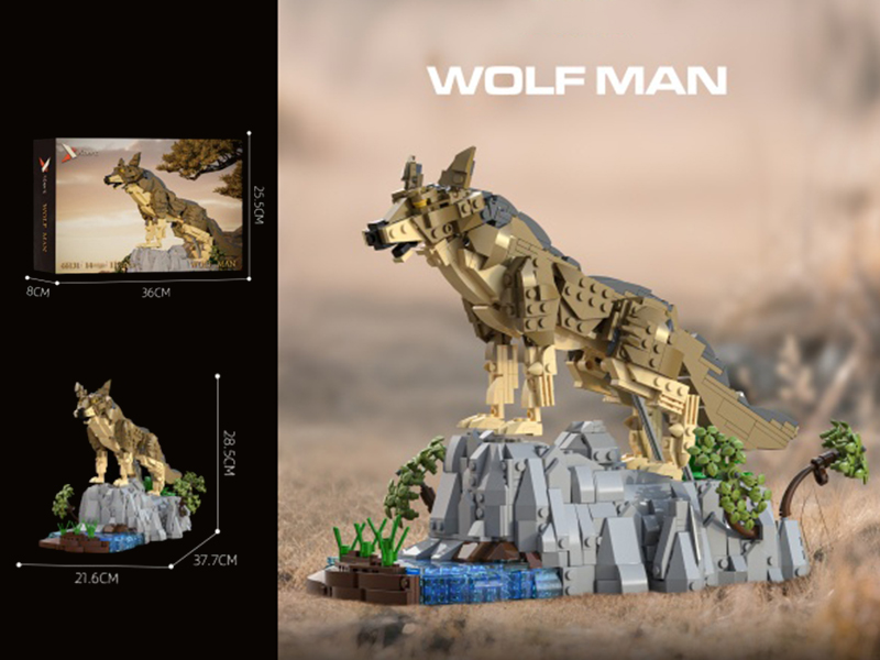 Wolf Man Building Blocks 1192pcs