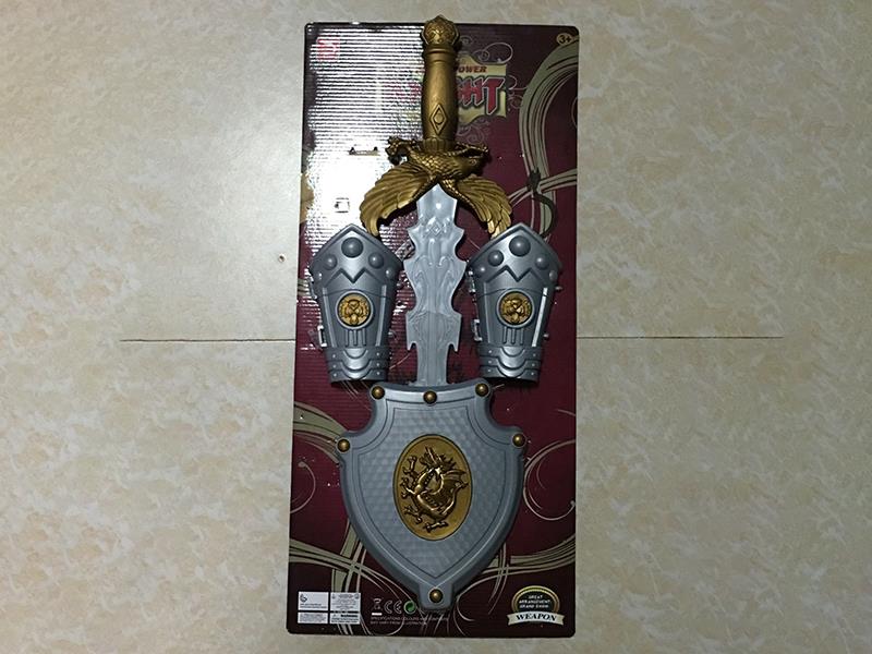 Solid Color Sword + 2 Hand Armor + Shield