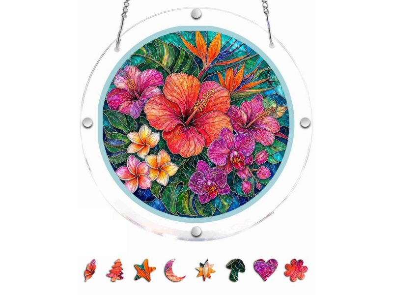 7.4-Inch Acrylic Jigsaw Puzzle