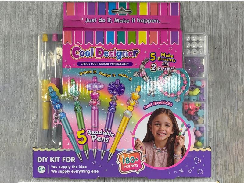 Diy Beaded Pen And Case Set