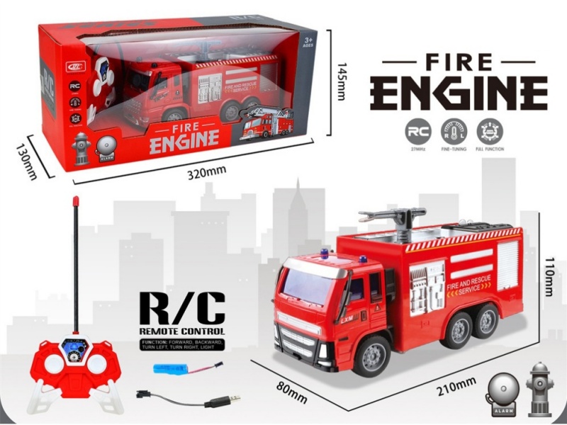 4-Channe lRemote Control  Fire Engine