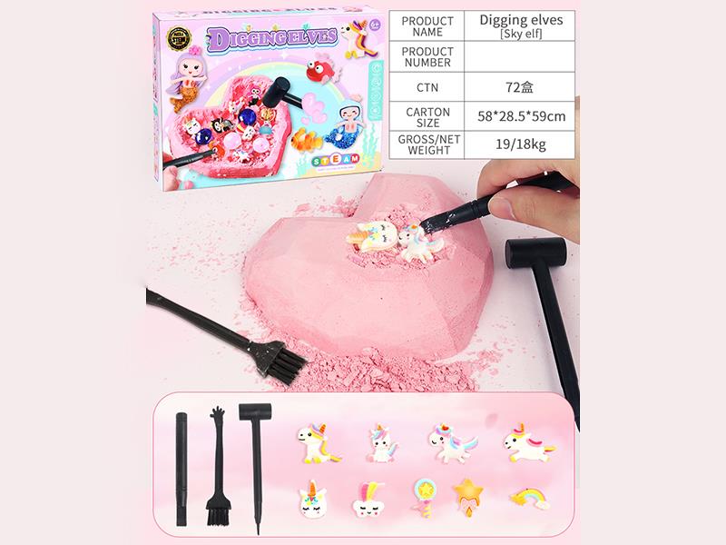 Archaeological Excavation Series - Digging Sky Elf