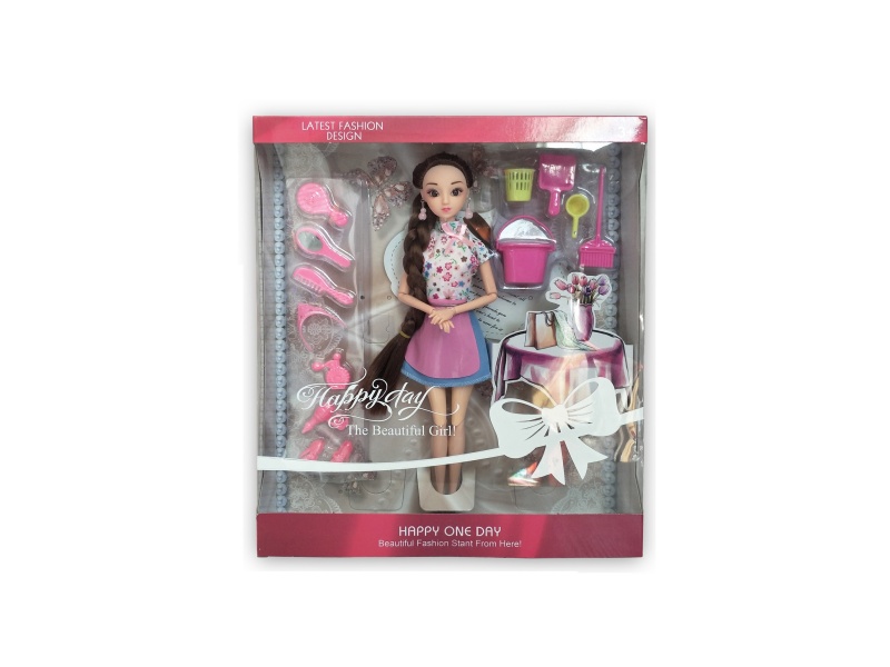 11.5-Inch Solid 12-Joint Fashion Dress Doll Strap Fashion Blister Accessories