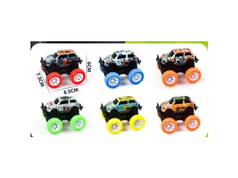 Four Pieces Of Inertial Metal Off-Road Vehicles