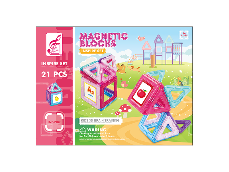 Girl Series Magnetic Building Blocks 21pcs