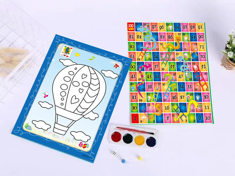 Snakes And Ladders & DIY Watercolor Painting