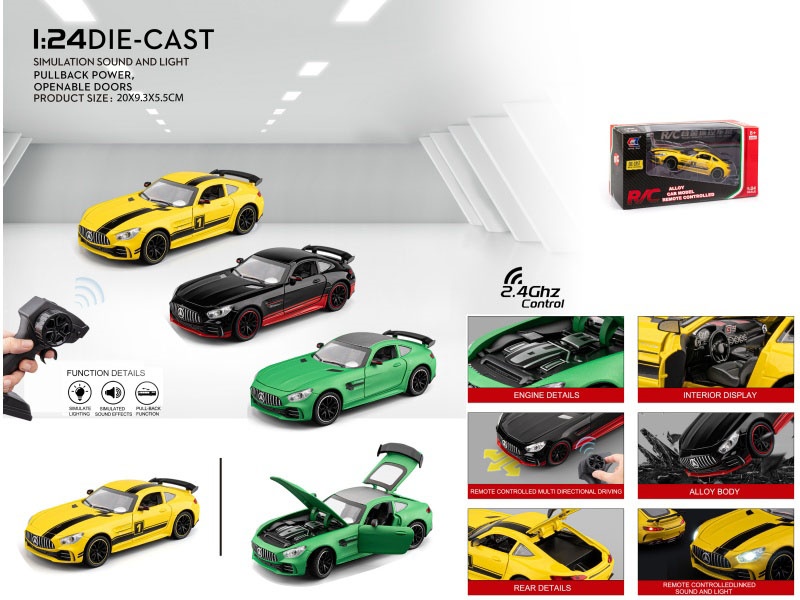 1:24 Remote Control Mercedes-Benz Gtr(With Battery Included)