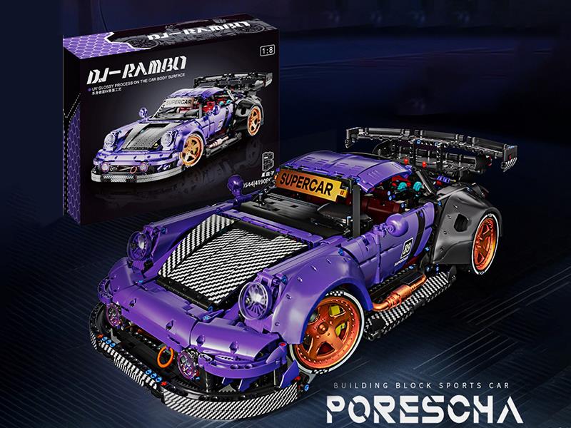 1:8 964 Car Model Building Blocks 3890PCS