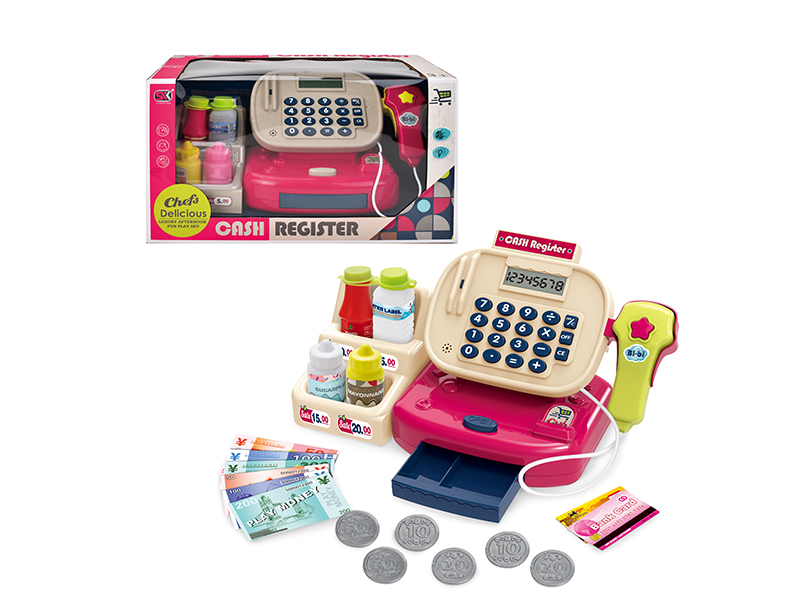 Cash Register + Goods Shelf Set