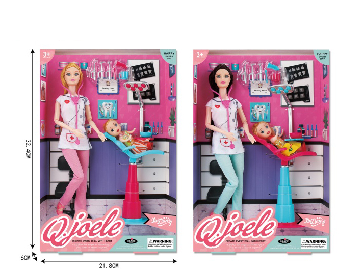 Joel 11.5-Inch Joint Dentist Doll Set