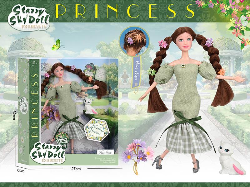11.5 Inch 11-Joint Forest Princess Doll
