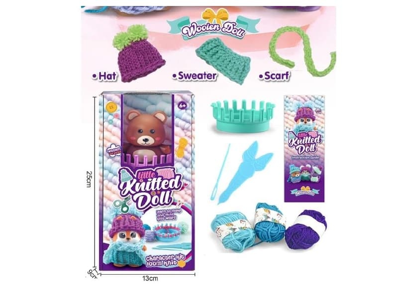 Knitting Craft Set (Bear)