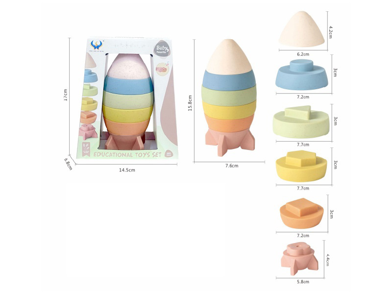Stackable Rocket Toy