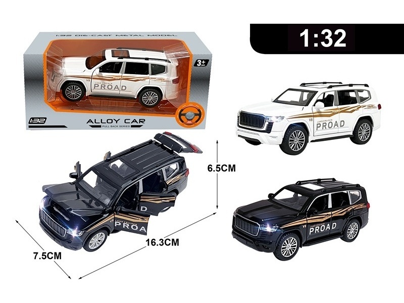 1:32 Alloy Model Window Box Rebound Force/With Light And Sound, 3 Ag13 Batteries Included