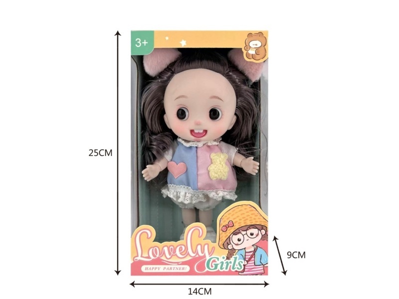 22Cm 3D Real Eye Fun Doll