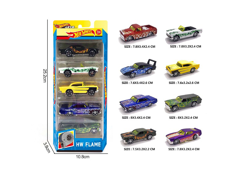Alloy Muscle Cars 5pcs(Hot Wheels)