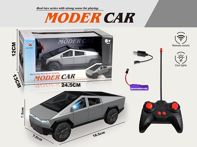 27Mhz 1:20 Tesla 4CH Remote Control Car With Lights