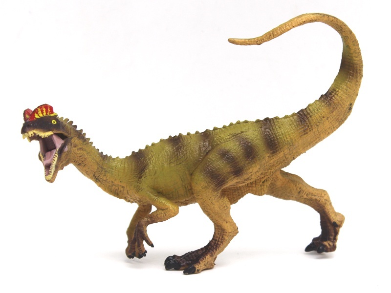 Yellow Double-Crested Dragon (Its Mouth Can Open And Close)