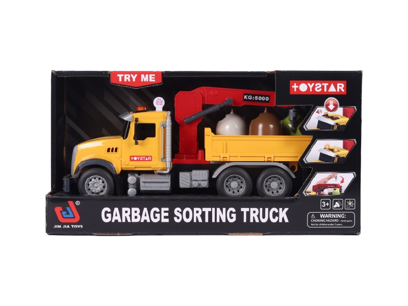 1:14 Inertial Garbage Sorting Vehicle (Sound, Light, Multi-Functional)