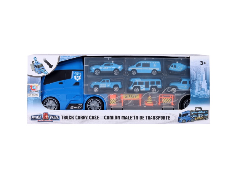 At 1:24, The Container Storage Truck Level (Small Head) Police Officer