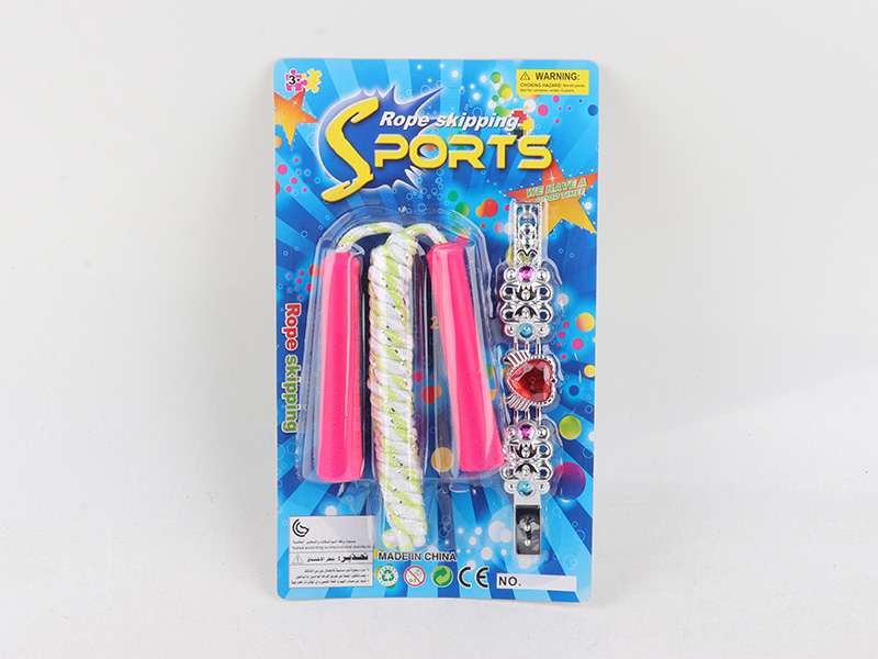 Rope Skipping + Electroplating Bracelet