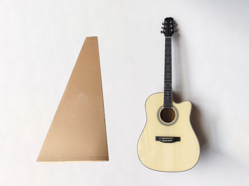 Glossy Surface Folk Wooden Guitar