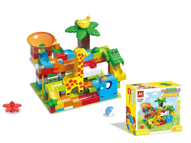 Building Blocks： Giraffe Animal Park 122 Pieces