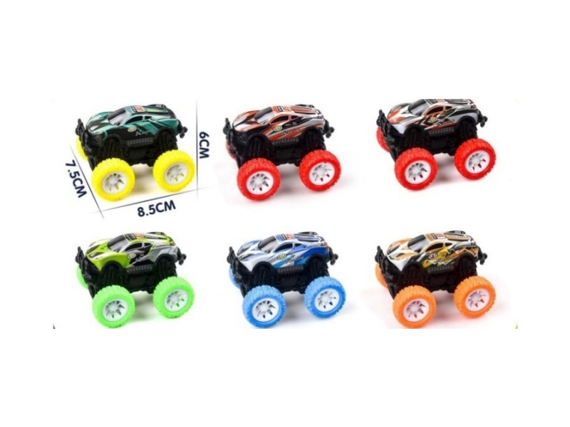 Two Inertial Metal Off-Road Vehicles