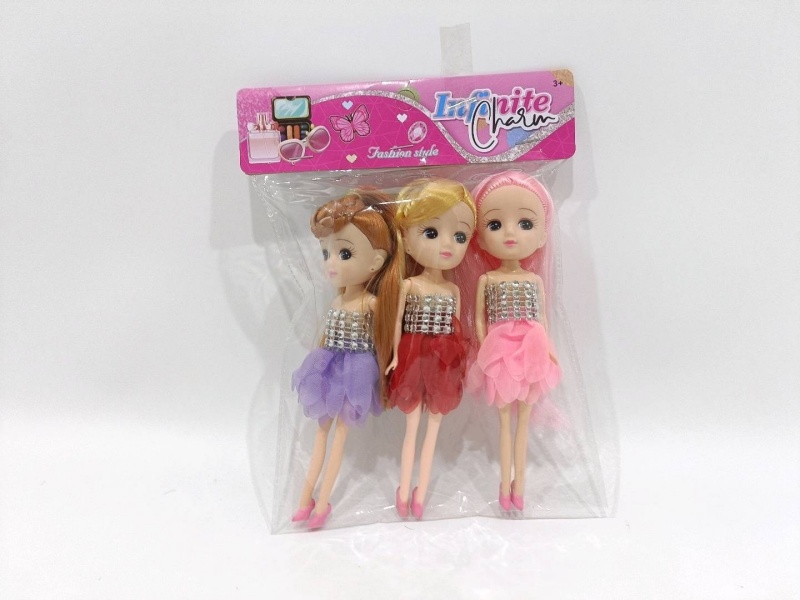 7-Inch Jenny C Doll (3 Pieces)