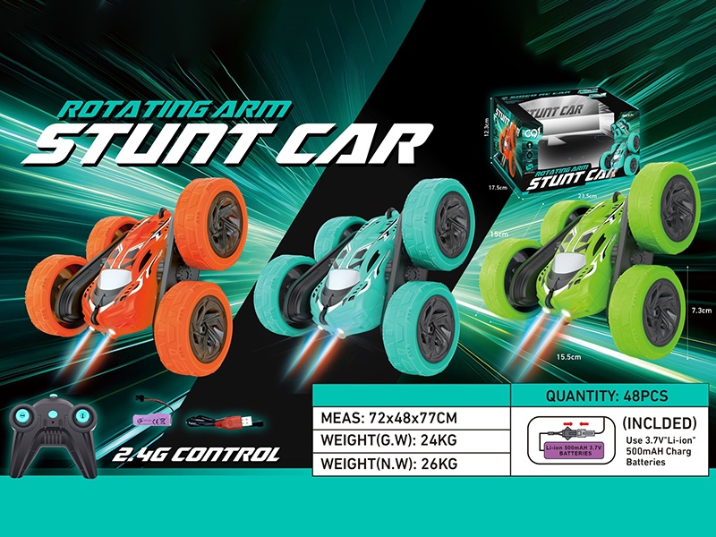 2.4G Remote Control Double-Sided Stunt Car With Light