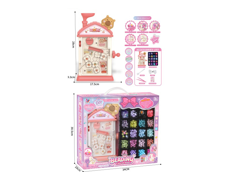 Pink Kapibara Beading Machine