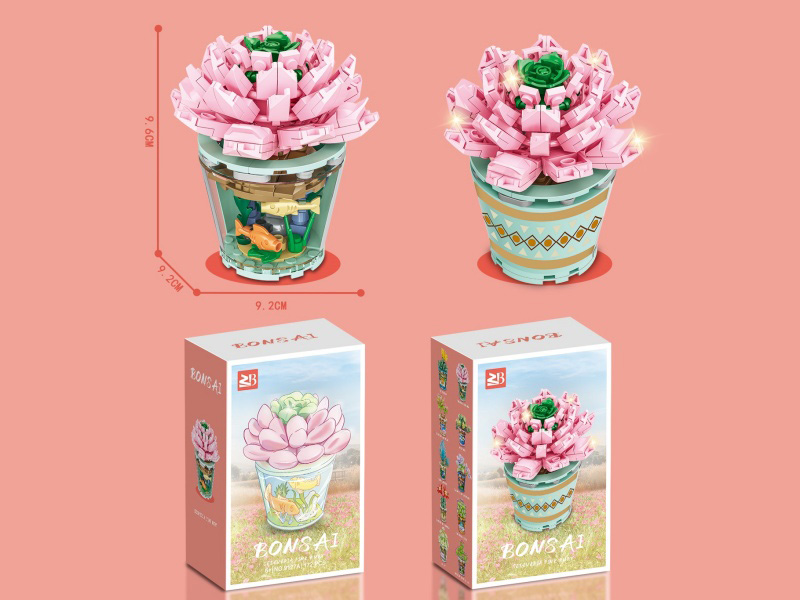 Building Blocks: Succulent Building Block Flower Shop 172 Pieces