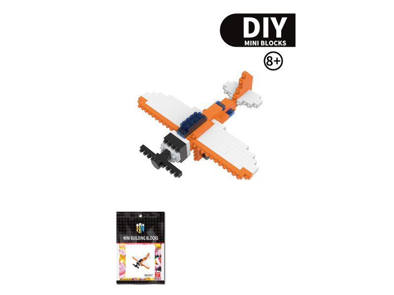 Aircraft Series - 168 PCS Of Single-Wing Aircraft Building Blocks