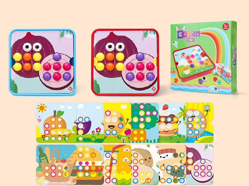 Mushroom Nail Puzzle - Food Series