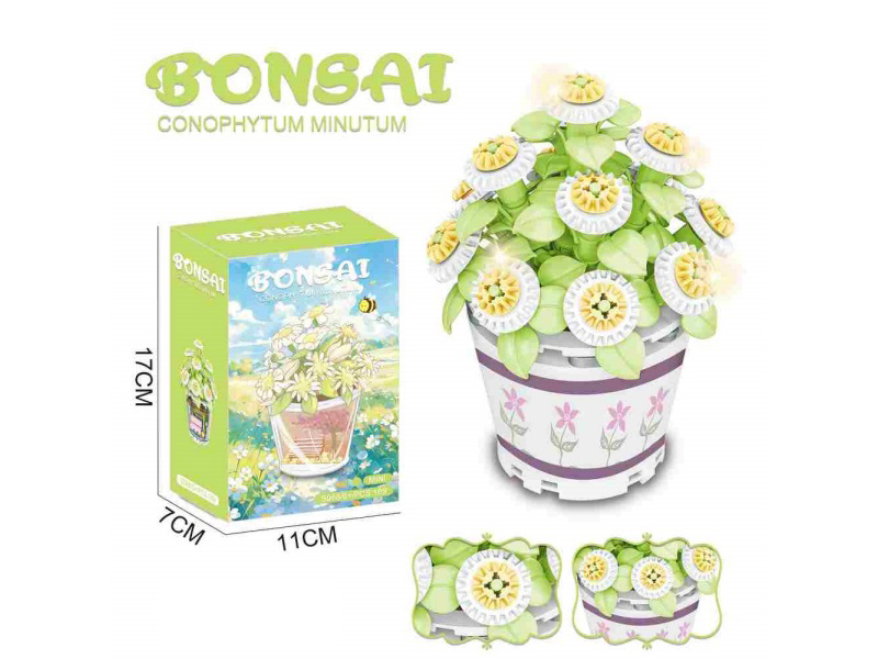 Succulent Building Block Flower Shop 169Pcs- Flower Series