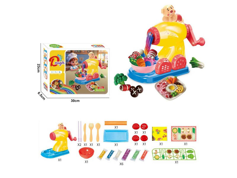 Saliva Pig Noodle Machine Clay Set