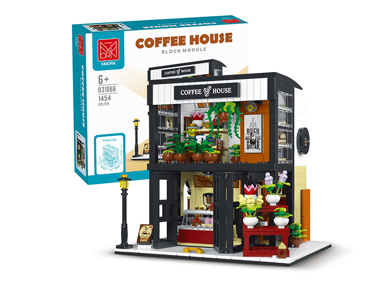 Coffee House(With Lights) Building Blocks 1454pcs