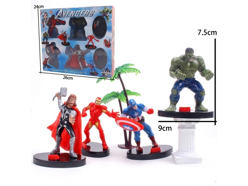 Solid Pvc Revenge Alliance 4-Piece Set