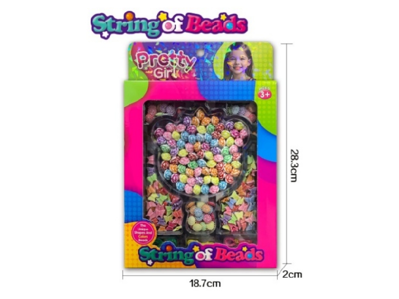 Little Bear Color Acrylic Beads Set
