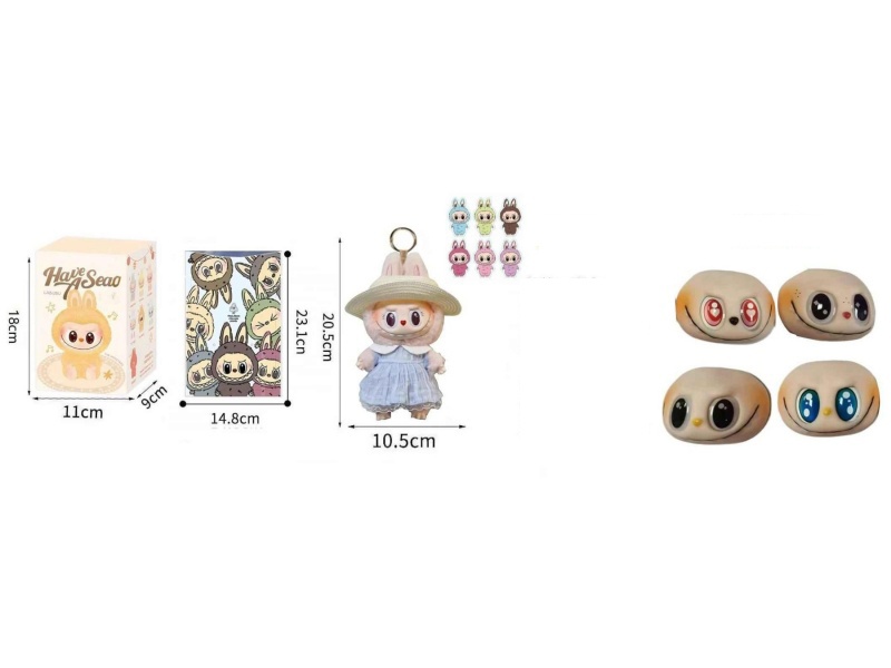 Rabbu Rubber Face Plush Doll