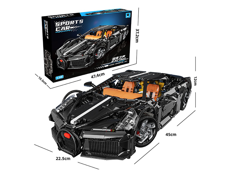1:10 Bugatti Sports Car Building Blocks 1949PCS
