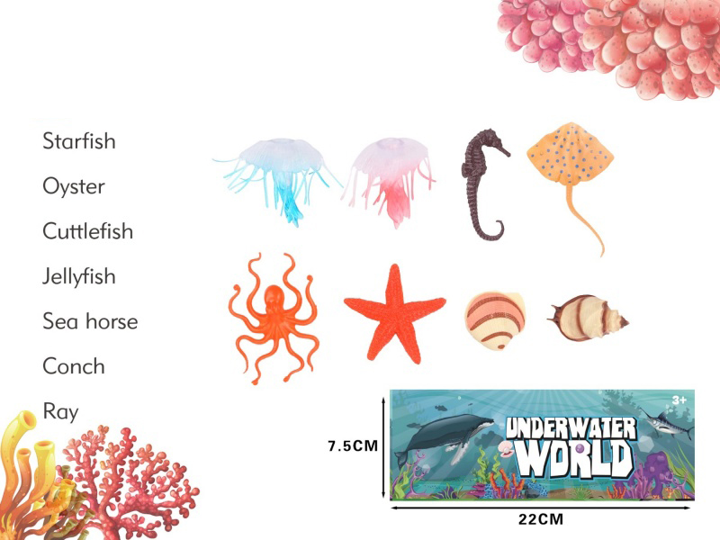 Marine Life (8Pcs)