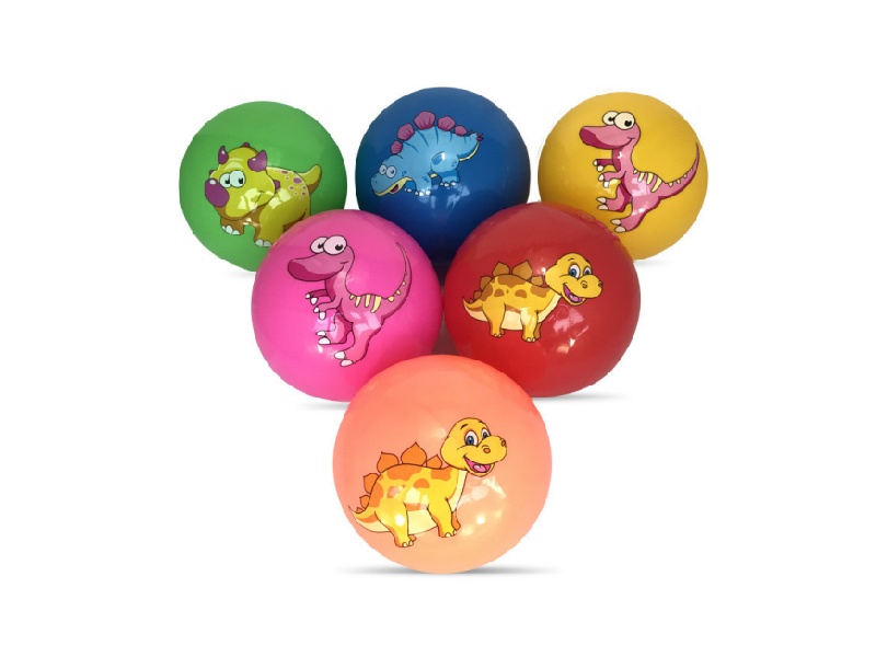 9-Inch Dinosaur Inflatable Ball