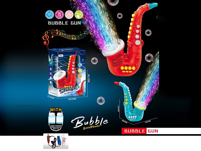 Saxophone Bubble Machine (Lithium Battery)