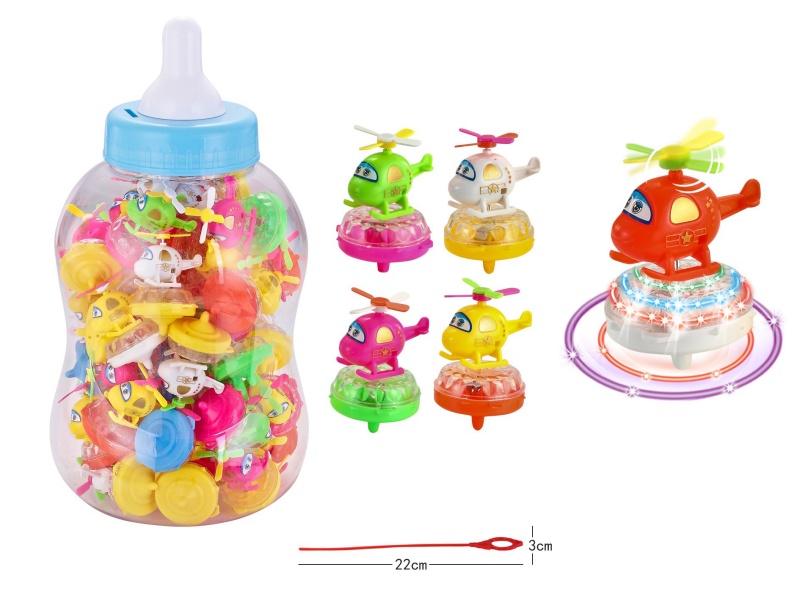 Mini-Measuring Tape Top Toy With Light